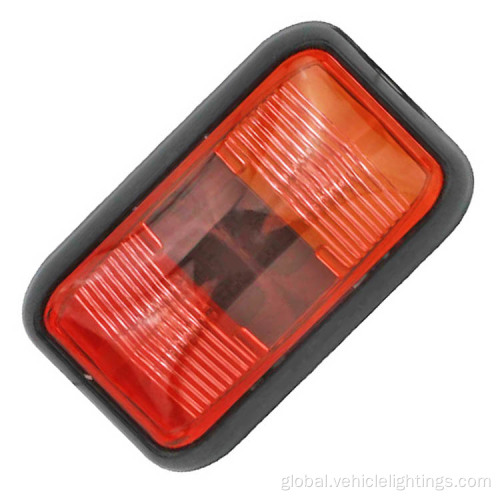 Truck trailer warning reflector side marker light